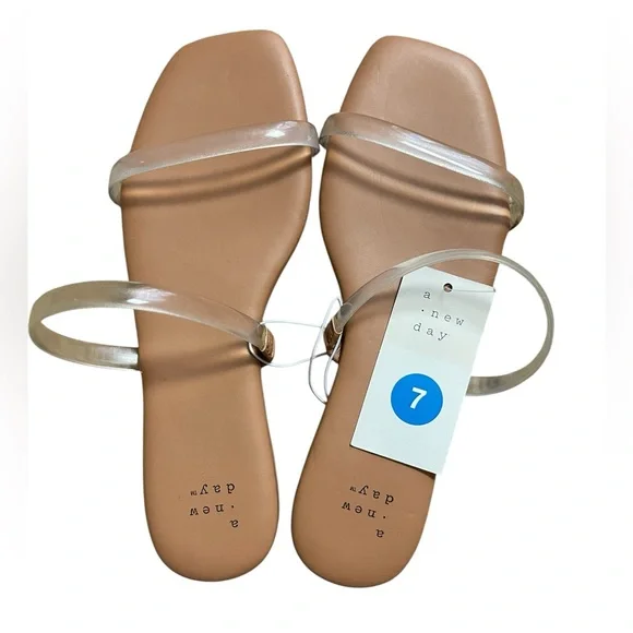 A New Day Tan Sandals Minimalist Design - Picture 1 of 1